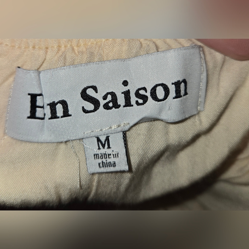 En Saison Cream Puff-Sleeve Mini Dress - Picture 7 of 8